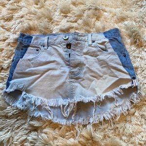 Jean skirt